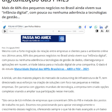 Outsourcing de TI pode auxiliar a digitalização das PMEs – R7
