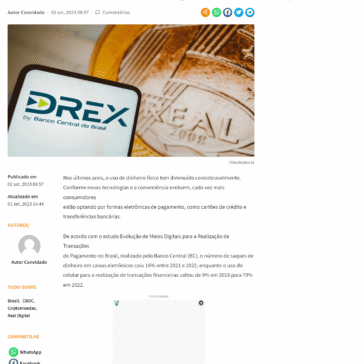 Drex: por que ele é importante para o mercado de criptomoedas no Brasil? | Opinião – Portal do Bitcoin
