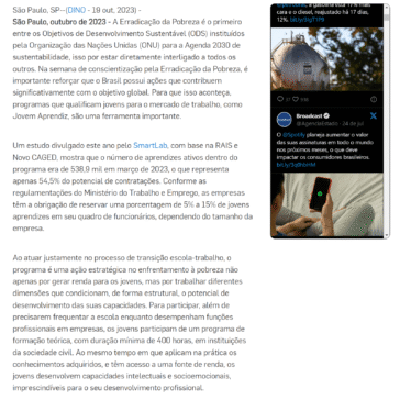 Programa Jovem Aprendiz apoia combate à desigualdade social – Agência Estado