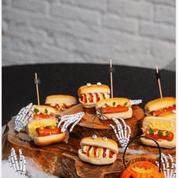 Receita de Mini hot dog Halloween – Comida e Receitas