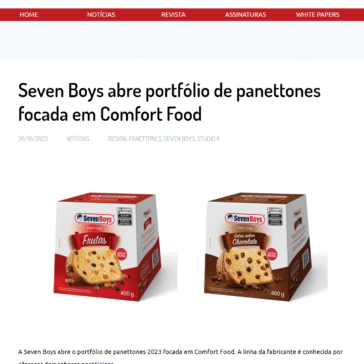 Seven Boys abre portfólio de panettones focada em Comfort Food – EmbalagemMarca