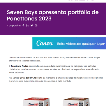 Seven Boys apresenta portfólio de Panettones 2023 – Promoview – Online
