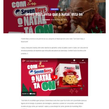 Seven Boys avisa que o Natal ‘está on’ – PropMark