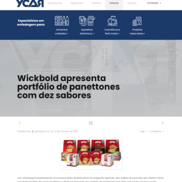 Wickbold apresenta portfólio de panettones com dez sabores – YCar