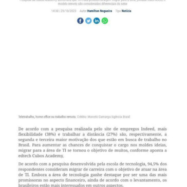 Pesquisa indica que brasileiros querem flexibilidade no trabalho – O Povo