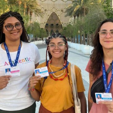 UNICEF leva três jovens ativistas brasileiros à COP 28 em Dubai