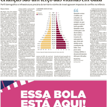 Crianças são um terço das vítimas em Gaza – Folha de S. Paulo