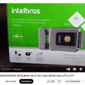 INSTALEI UM VIDEOPORTEIRO INTELBRAS WI-FI NA CASA NOVA! (Allo wT7) #EP9 – Max Dicas
