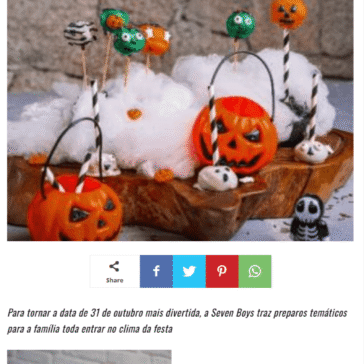 Dia das Bruxas: comemore a data com receitas deliciosas e assustadoras – Portal !Yoba