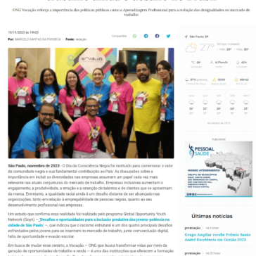 Inclusão de jovens negros no mercado de trabalho ainda é desafio no Brasil – Observatório RH