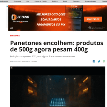 Panetones encolhem: produtos de 500g agora pesam 400g – Extra