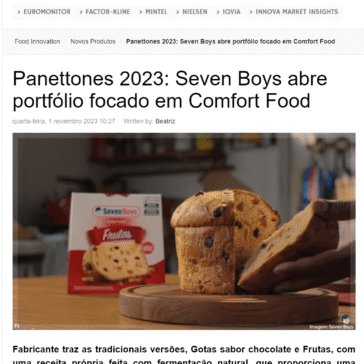 Panettones 2023: Seven Boys abre portfólio focado em Comfort Food – Food Innovation