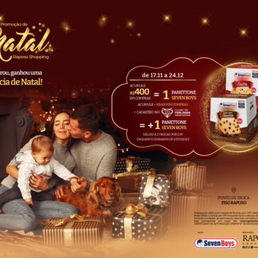 Seven Boys apoia campanha de Natal do Raposo Shopping