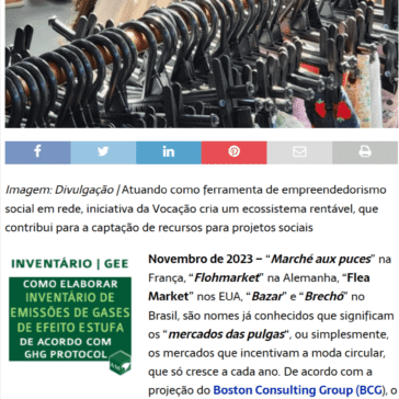 Rede de Bazares promove economia circular e moda sustentável na periferia de São Paulo – Ambiental Mercantil