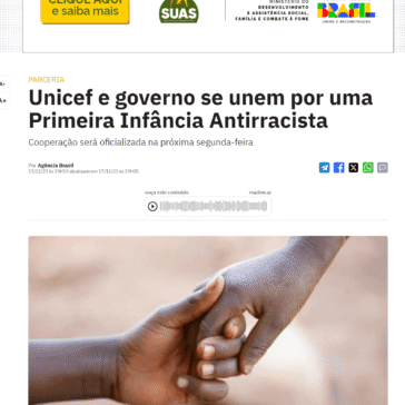 Unicef e governo se unem por uma Primeira Infância Antirracista – Folha de Pernambuco
