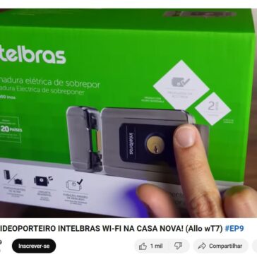 INSTALEI UM VIDEOPORTEIRO INTELBRAS WI-FI NA CASA NOVA! (Allo wT7) #EP9