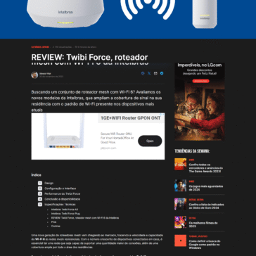 REVIEW: Twibi Force, roteador mesh com Wi-Fi 6 da Intelbras – showmetech