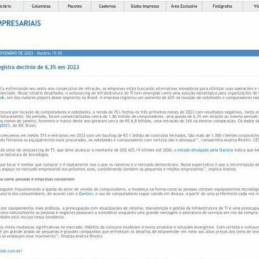 Mercado de PCs registra declínio de 6,3% em 2023 – Agência O Globo