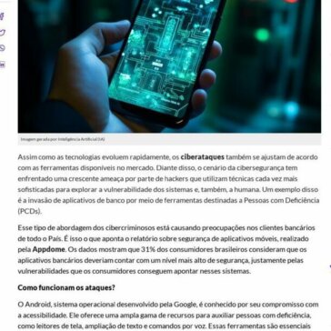 Cibercriminosos utilizam ferramentas de acessibilidade para PCDs para roubar informações em aplicativos bancários – tudoep