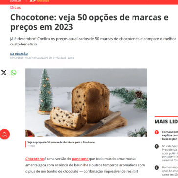 Chocotone: veja 50 opções de marcas e preços em 2023 – Band