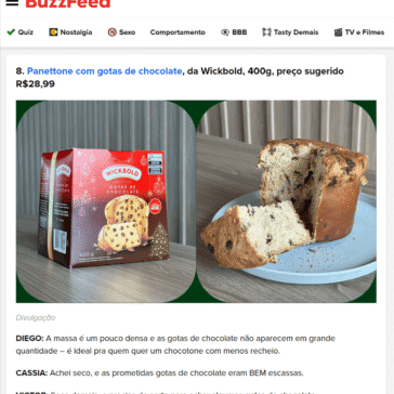 Natal 2023: a redação do BuzzFeed Brasil experimentou 24 panetones (e suas variações) – Buzzfeed