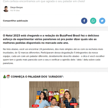 Natal 2023: a redação do BuzzFeed Brasil experimentou 24 panetones (e suas variações) – Buzzfeed
