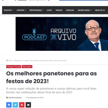 Os melhores panetones para as festas de 2023 – Prazeresdamesa.com.br
