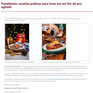 Panettones: receitas práticas para fazer em um fim de ano agitado – Gastronomia RS