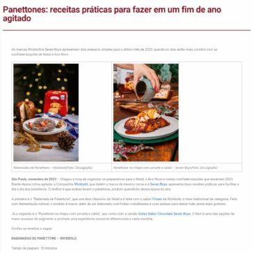 Panettones: receitas práticas para fazer em um fim de ano agitado – Gastronomia RS