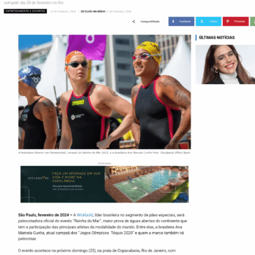 Esportes Olímpicos: Wickbold patrocina evento Rainha do Mar e campeã olímpica Ana Marcela Cunha – De Olho Na Midia
