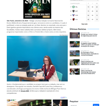 Especialista elenca dicas fundamentais para desenvolver uma boa redação no Enem