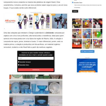 Guzzini chega ao Brasil trazendo acrílicos com design sofisticado e sustentável