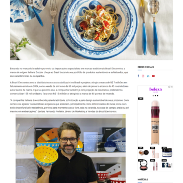 Marca italiana Guzzini desembarca no Brasil trazendo produtos sustentáveis e sofisticados