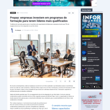 Propay: empresas investem em programas de formação para terem líderes mais qualificados