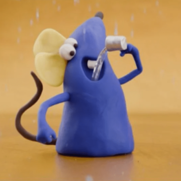 Com ajuda de doações, Ratinho do Castelo Rá-Tim-Bum toma banho em novo clipe musical e UNICEF ajudará mais crianças a ter água também