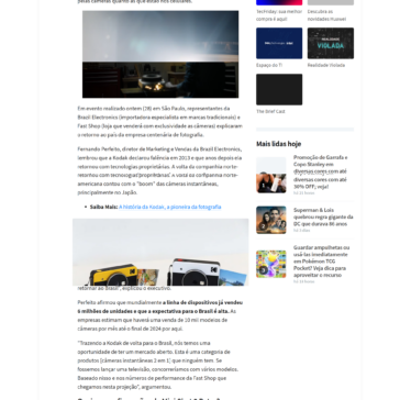 Kodak volta ao Brasil com duas câmeras instantâneas; confira detalhes | TecMundo