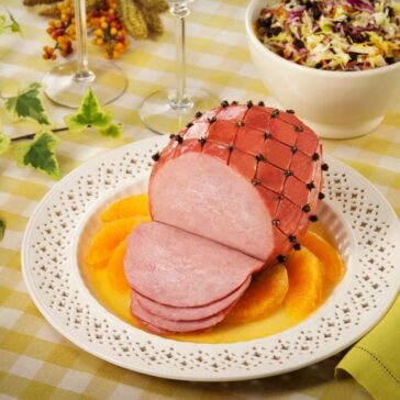 Receita de Natal: tender Pamplona com molho de mel e laranja