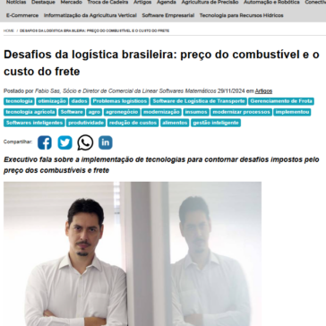 Desafios da logística brasileira: preço do combustível e o custo do frete – Agro Summit