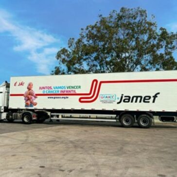 Jamef Transportes anuncia parceria com Hospital do GRAACC como empresa investidora no combate ao câncer infantil