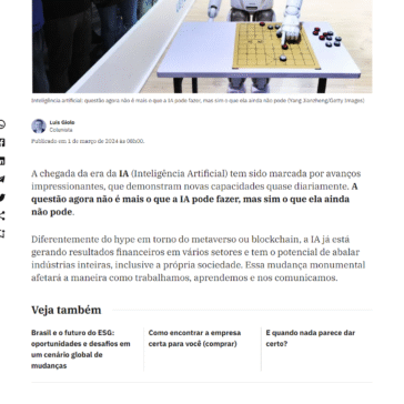 Inteligência Artificial traz oportunidades e desafios para a liderança – Exame