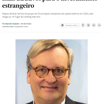 Brasil sobe no ranking dos destinos mais atrativos para o investimento estrangeiro – Valor econômico