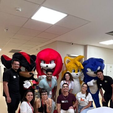 Seven Boys e Paramount Pictures levam personagens de Sonic 3: O Filme à AACD