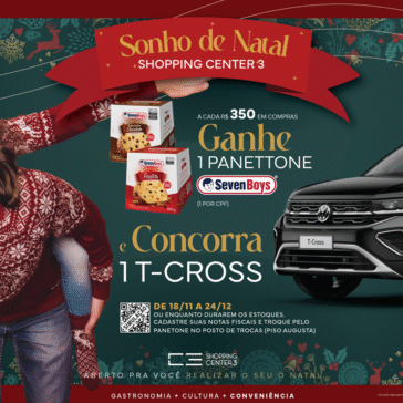 Seven Boys participa de campanhas promocionais de Natal em shoppings de São Paulo