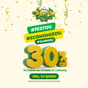 Supertroco movimenta o Carnaval com 30% de desconto na compra de pontos e sorteio de até R$ 500 mil