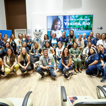 Avanços na vacinação no Rio de Janeiro são tema de publicação da Secretaria Municipal de Saúde e UNICEF