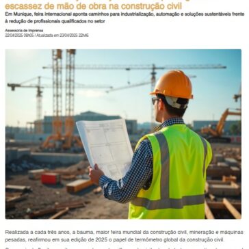 bauma 2025 reforça inovação como resposta global à escassez de mão de obra na construção civil