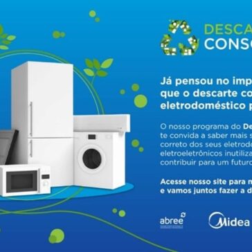 Midea Carrier realiza ação especial de descarte consciente de eletroeletrônicos e eletrodomésticos em 3 regiões do país