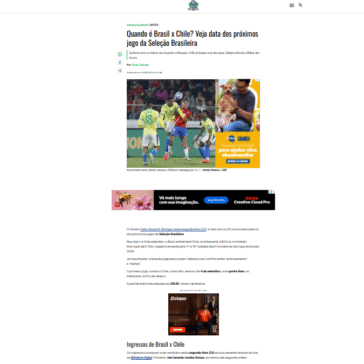 Quando é Brasil x Chile? Veja data dos próximos jogo da Seleção Brasileira