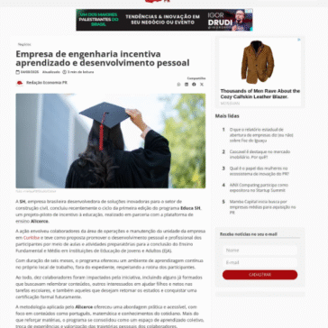 Empresa de engenharia incentiva aprendizado e desenvolvimento pessoal