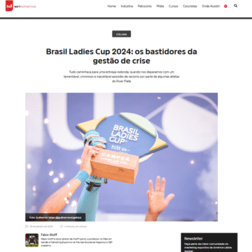 Brasil Ladies Cup 2024: os bastidores da gestão de crise